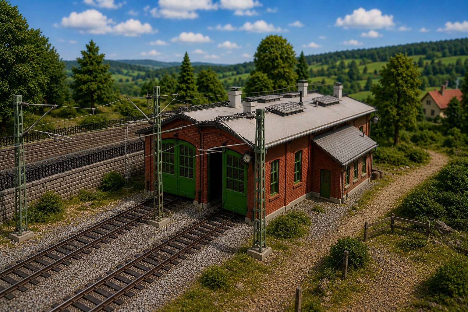 Modellbahn-BW bei Tageslicht